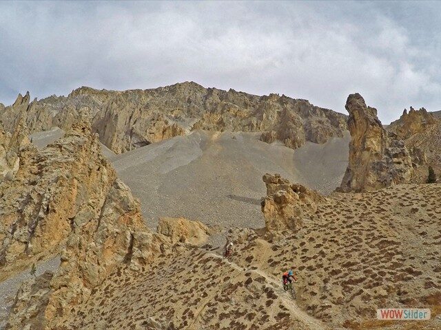 Dramatic mountain landscape at the Col d’Izoard